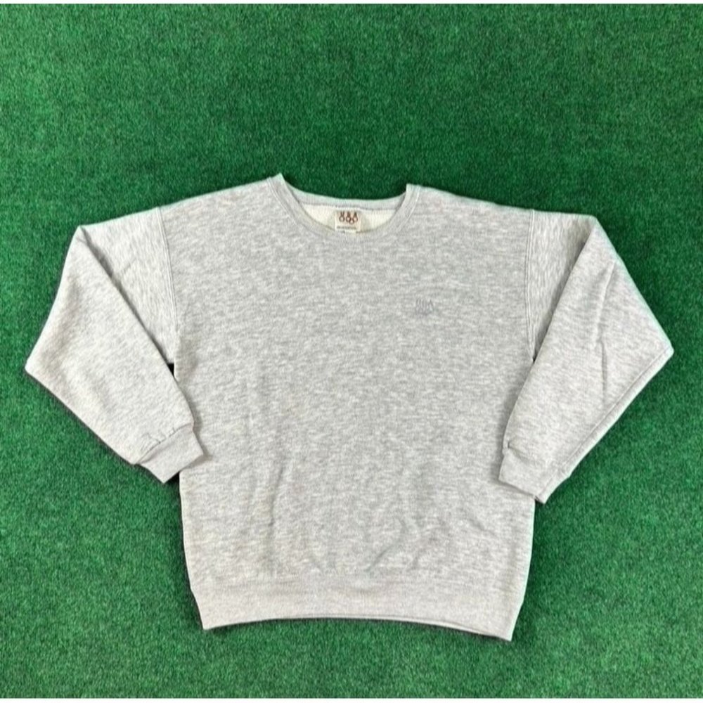 USA Olympics Grey Crewneck Pullover Sweater Size LT Large Tall‎